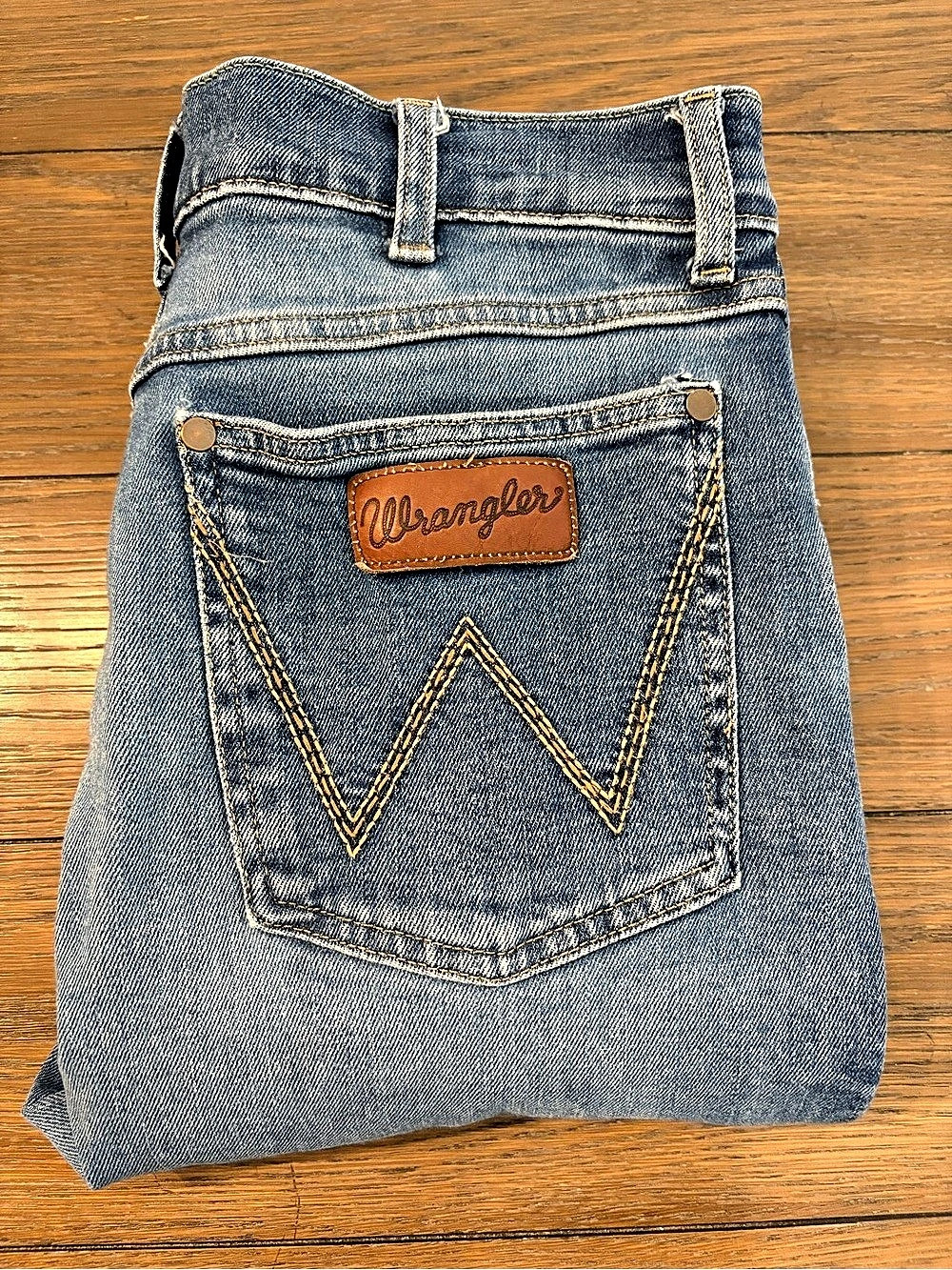 Wrangler Retro Slim Straight Slim Straight Jeans Waist 30 x 34 Blue